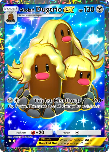 Alolan Dugtrio ex