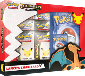Pokemon TCG Celebrations Collections—Lances Charizard V