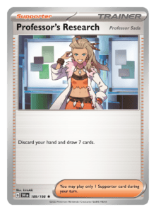 Pokemon TCG Scarlet Violet 189 Professor s Research Sada