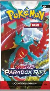 Pokemon TCG Scarlet Violet—Paradox Rift Booster Wrap Roaring Moon png jpgcopy