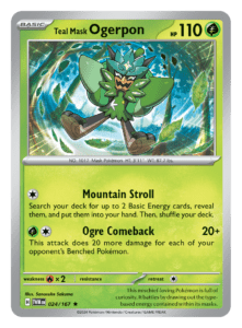 Scarlet Violet—Twilight Masquerade 024 Teal Mask Ogerpon