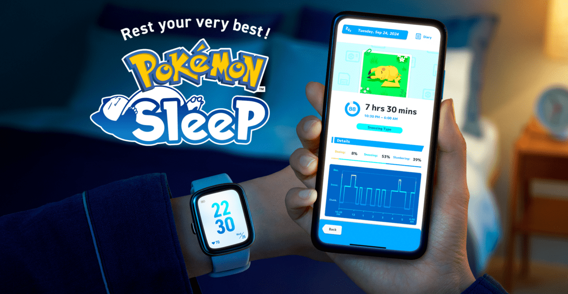 Pokemon Sleep w aktualizacji zbierze dane z waszych smartwatchy!