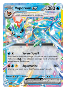 Pokemon TCG Scarlet Violet—Prismatic Evolutions 023 Vaporeon ex
