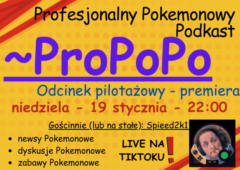 WAW Pokemon startuje z podkastem: ~ProPoPo już dostępny!