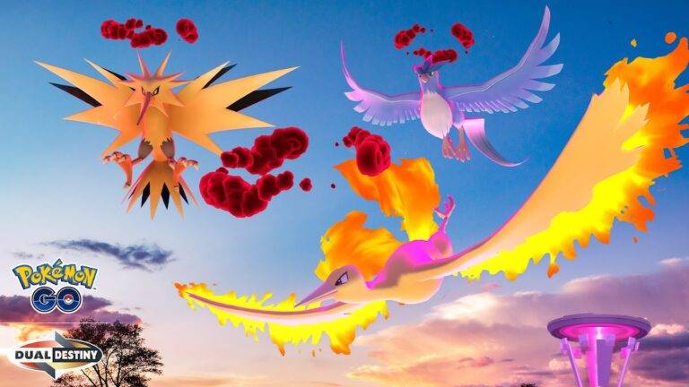 Dynamax Articuno, Dynamax Zapdos i Dynamax Moltres przybędą podczas wydarzenia Legendary Flight!