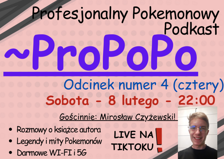 Czwarty odcinek Pokemonowego Podkastu ~ProPoPo już dostępny!