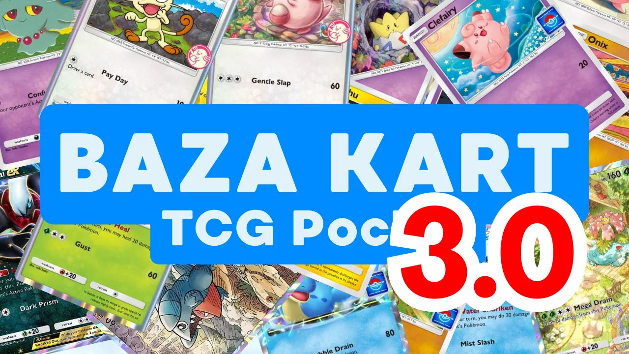 Baza Kart Pokémon TCG Pocket w Wersji 3.0 – Wyszukiwanie nigdy nie było tak precyzyjne!