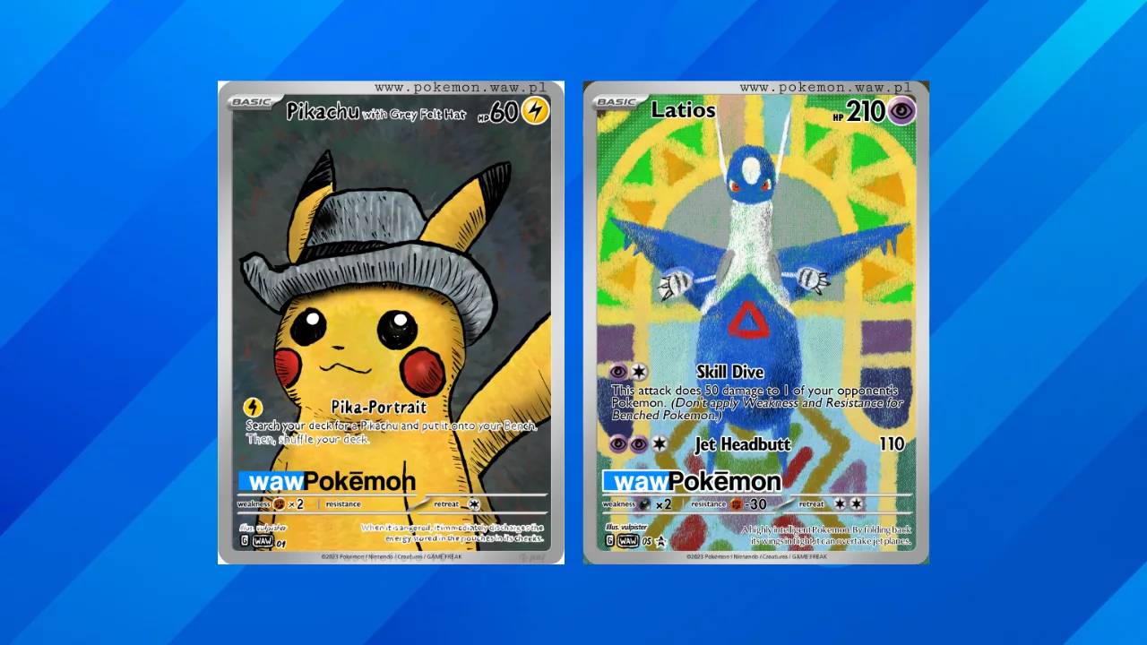 Unikatowa karta Pokémon za darmo? Zdobądź karty które sam rysuję!