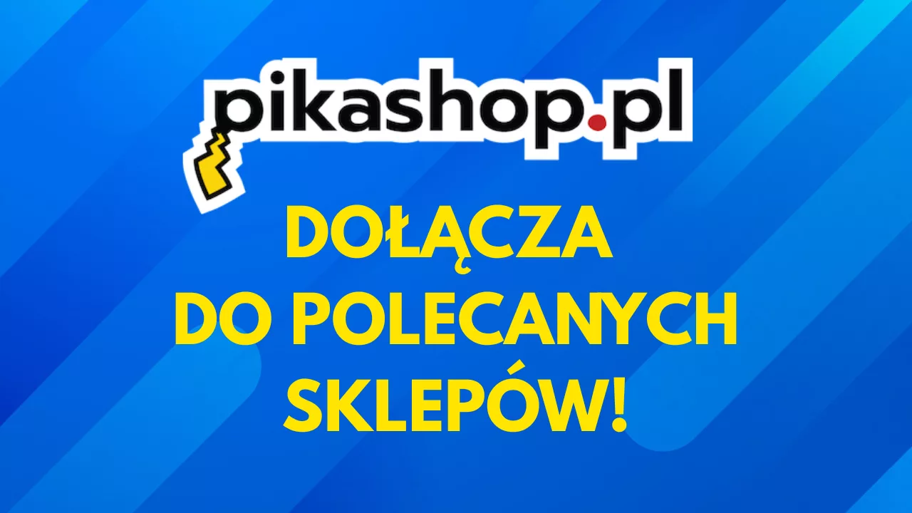 PikaShop.pl dołącza do polecanych przez serwis WAW Pokemon sklepów z kartami Pokemon!
