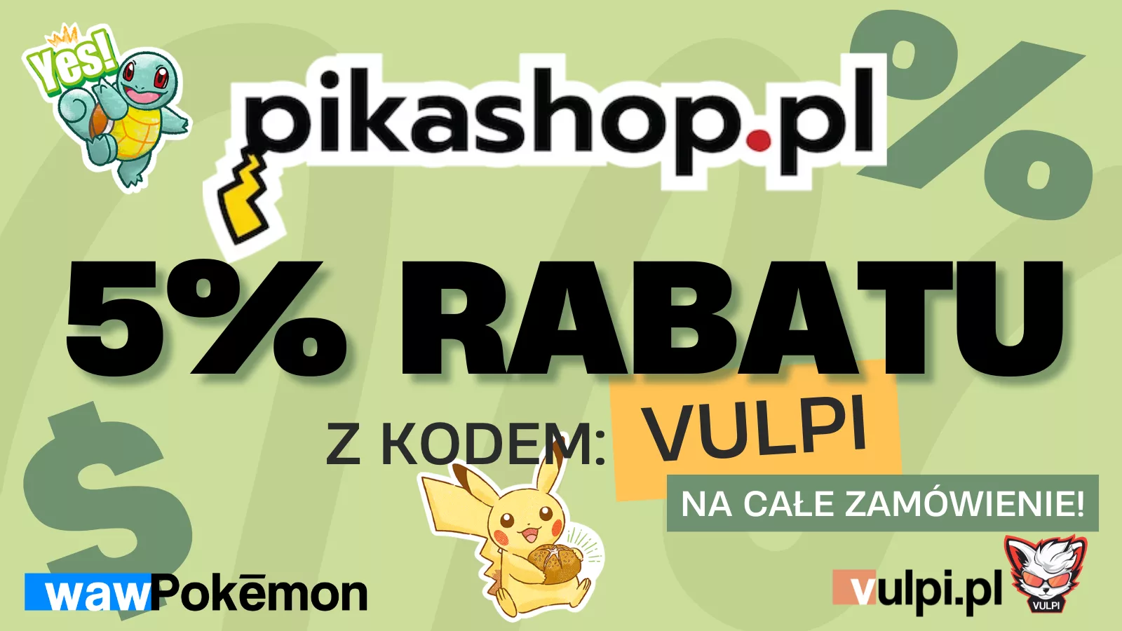 Kup sobie coś na PikaShop.pl teraz z rabatem 5% ode mnie ;)