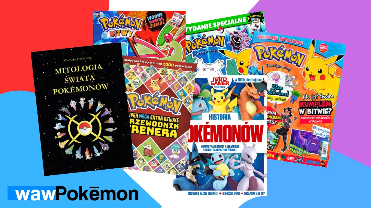 Książki i Magazyny na WAW Pokemon – co można poczytać?