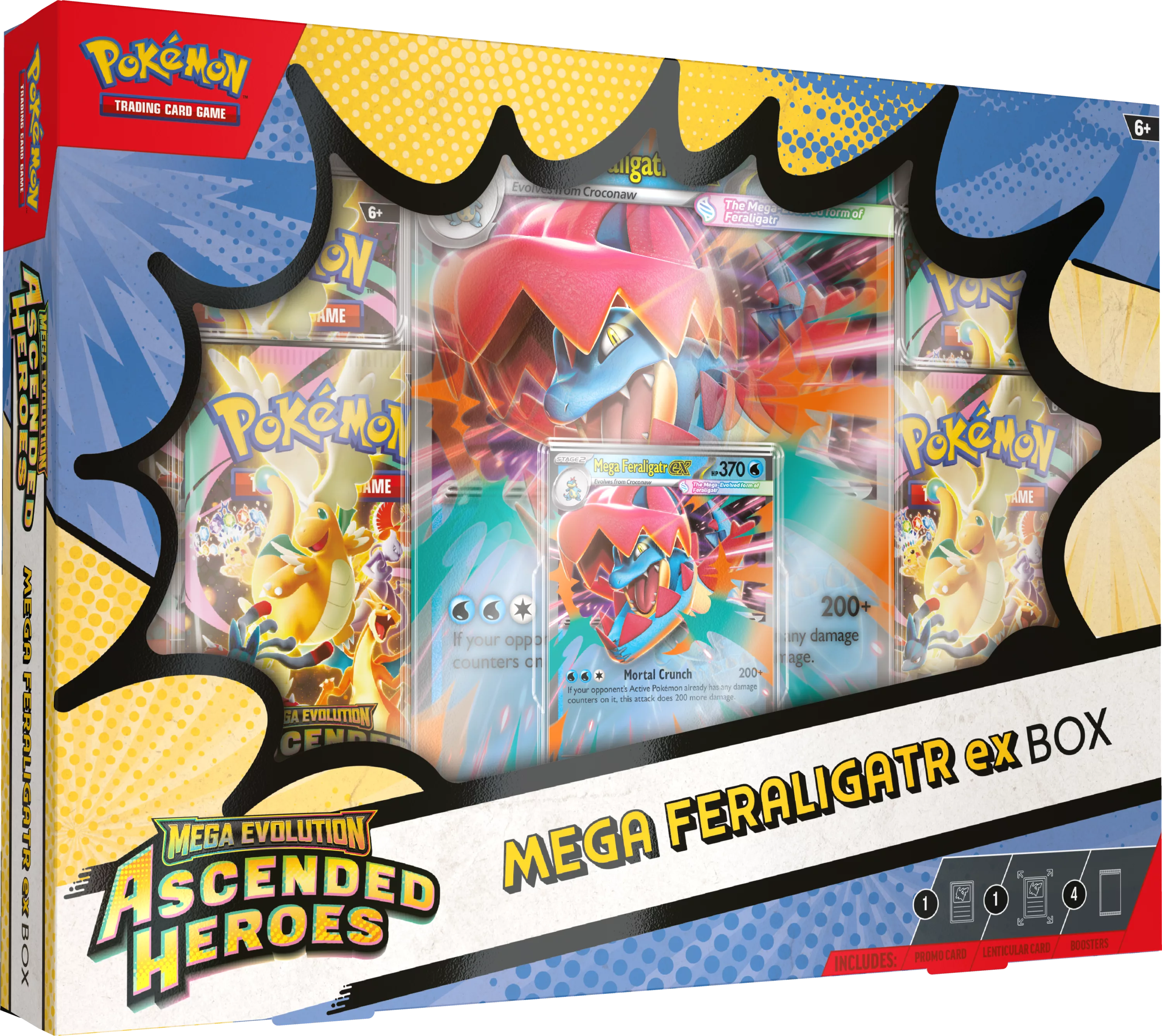 Pokemon TCG Mega Evolution—Ascended Heroes Mega Feraligatr ex Box