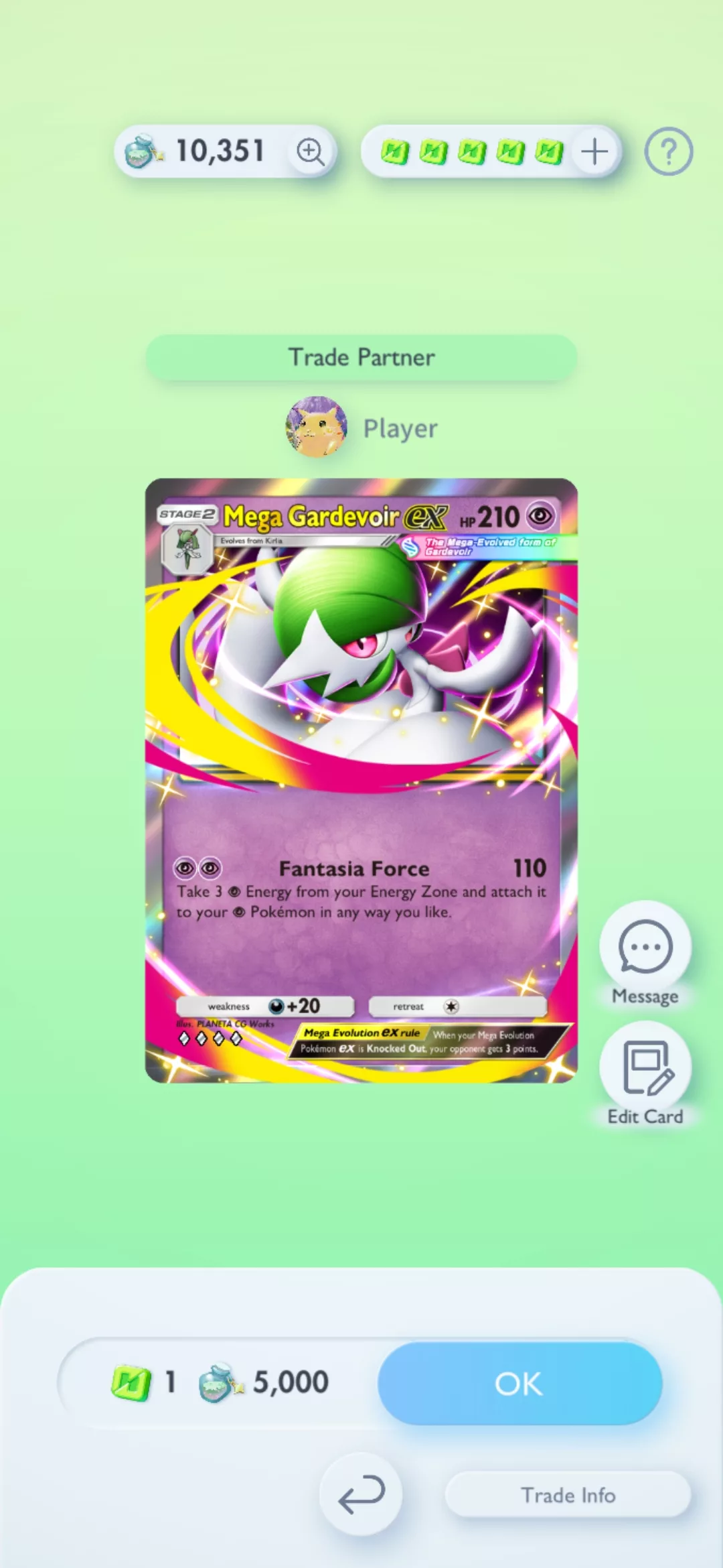 Pokemon TCG Pocket Fantastical Parade Message Function Screenshot 01