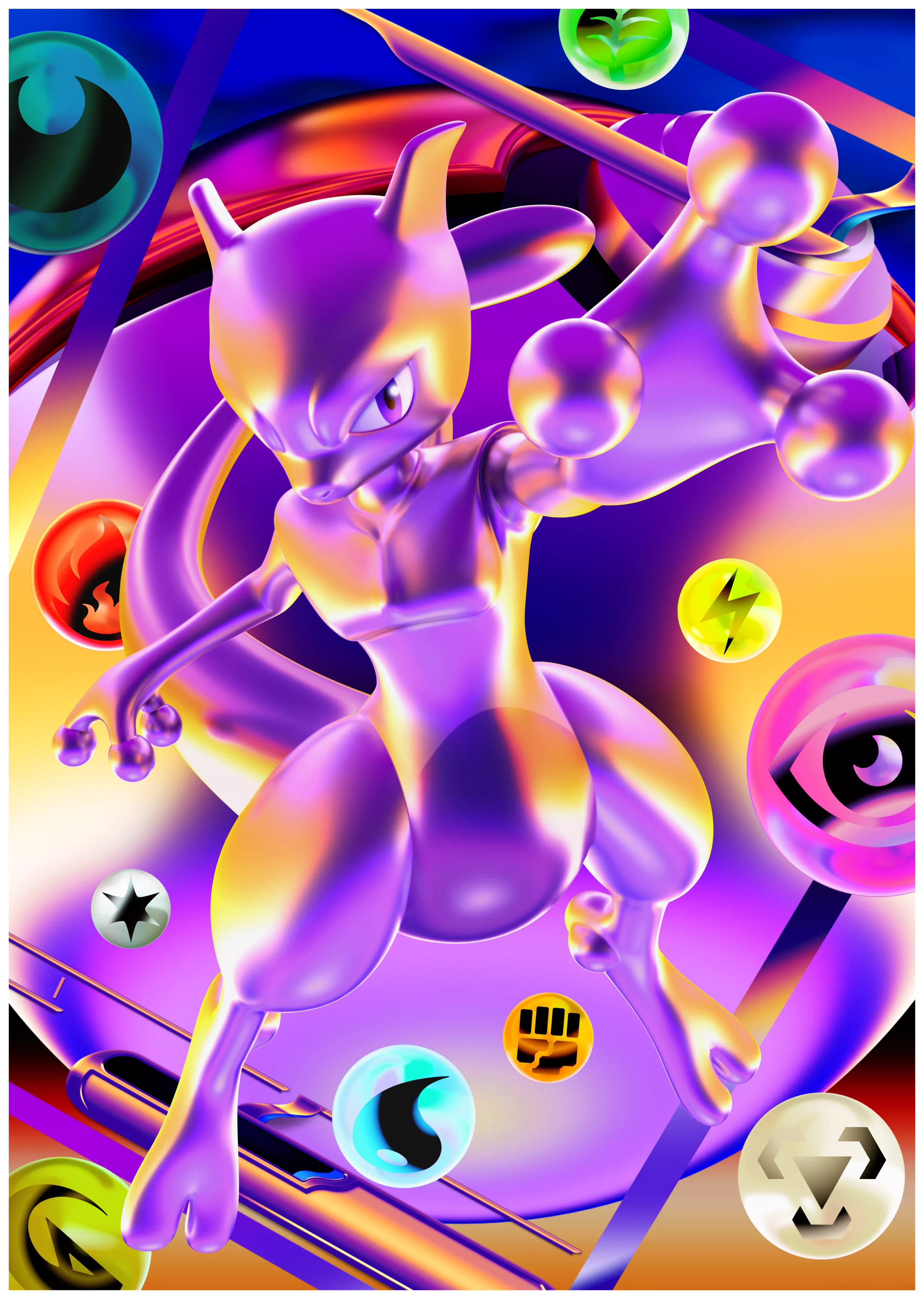 Pokemon TCG Key Visual Mewtwo