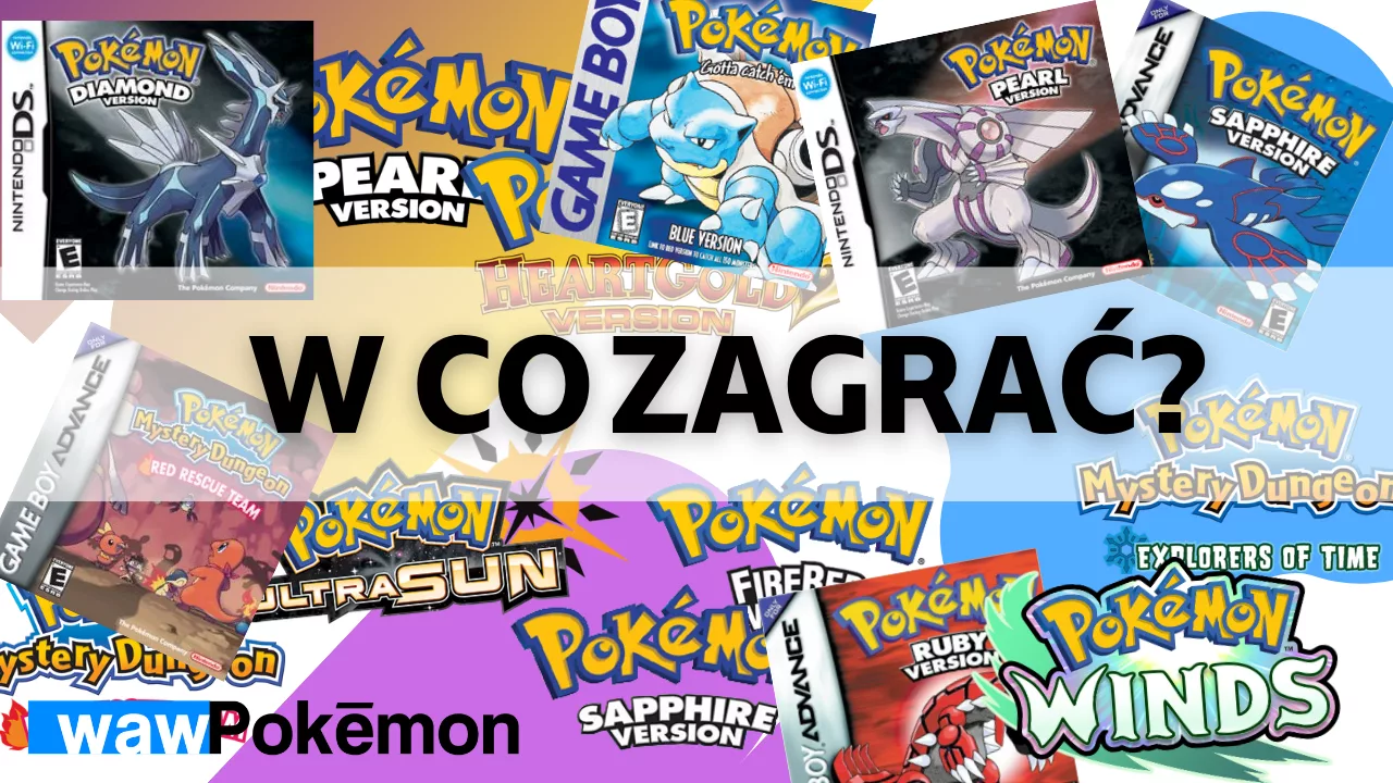W jaką grę Pokemon zagrać? Nowe narzędzie na WAW Pokemon pomoże Ci wybrać!